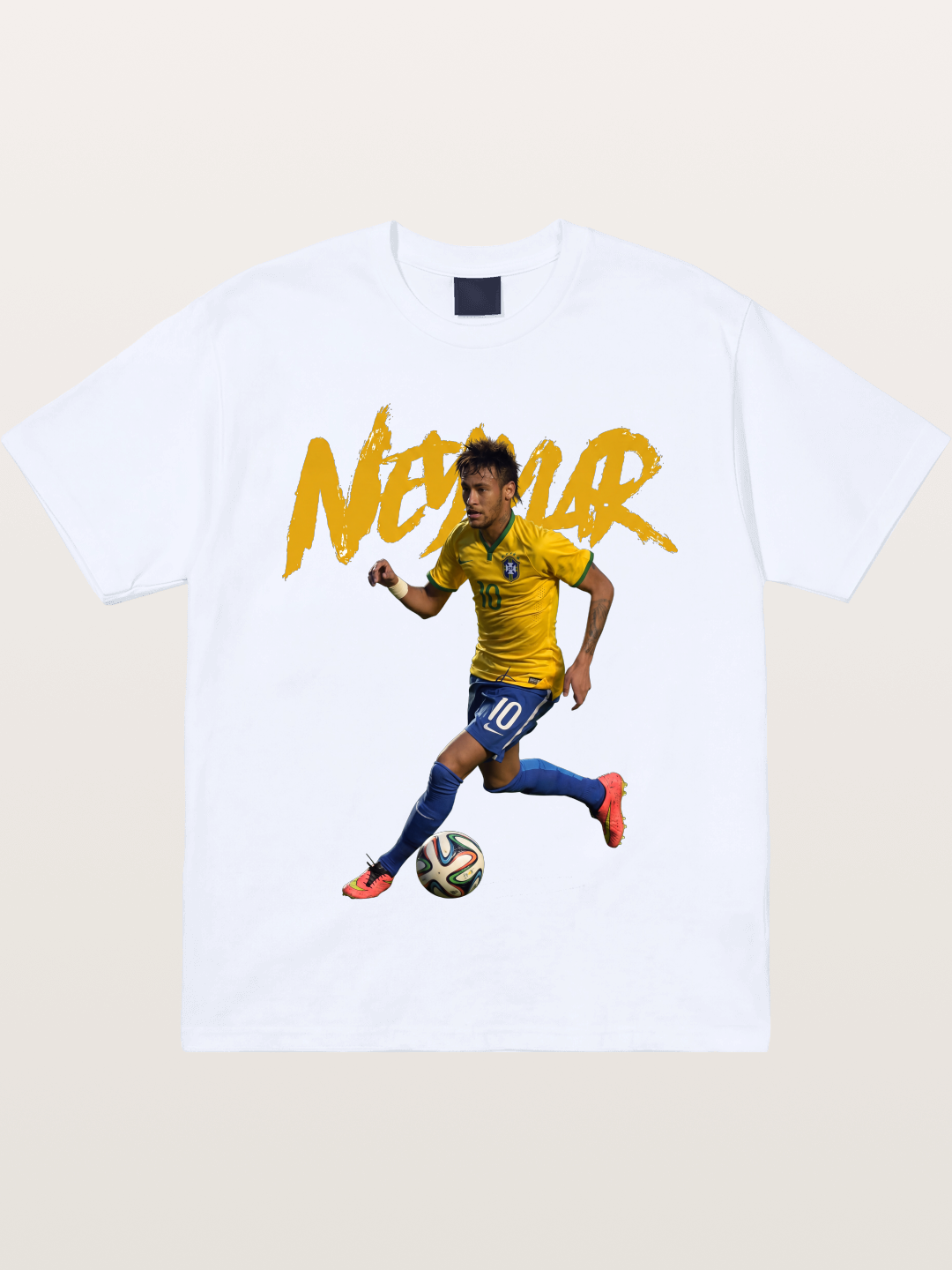 Neymar Brazil Brushstroke Art Gildan T-shirt