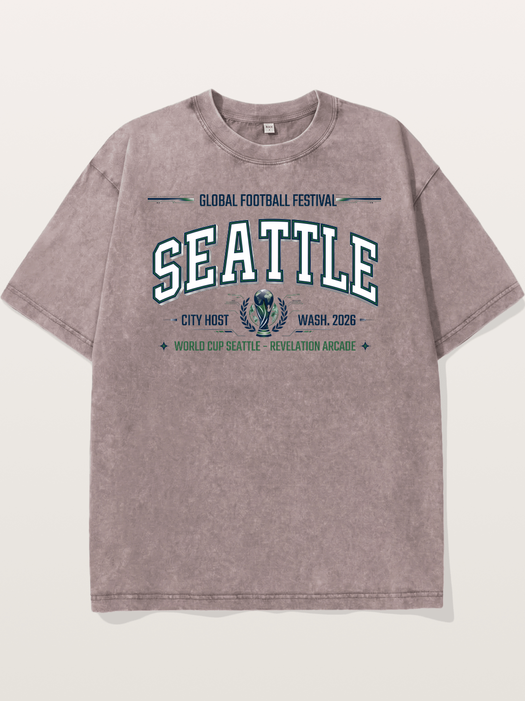 Seattle 2026 WC Host Print Washed T-shirt