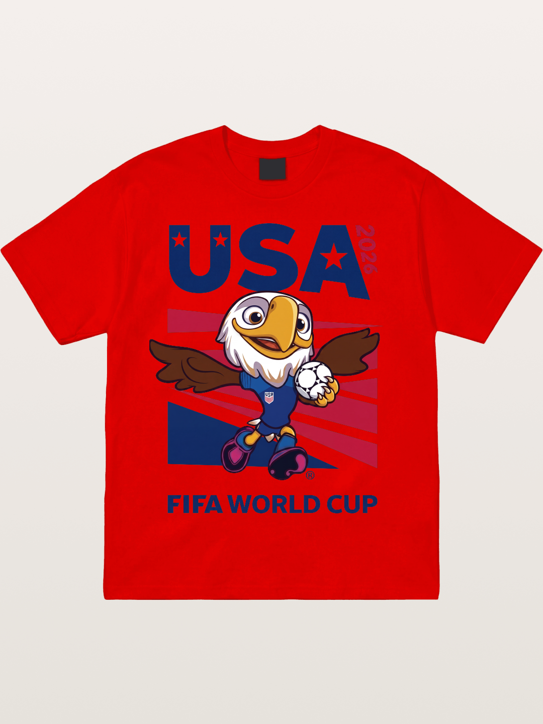 USA Eagle Mascot World Cup Cotton T-shirt