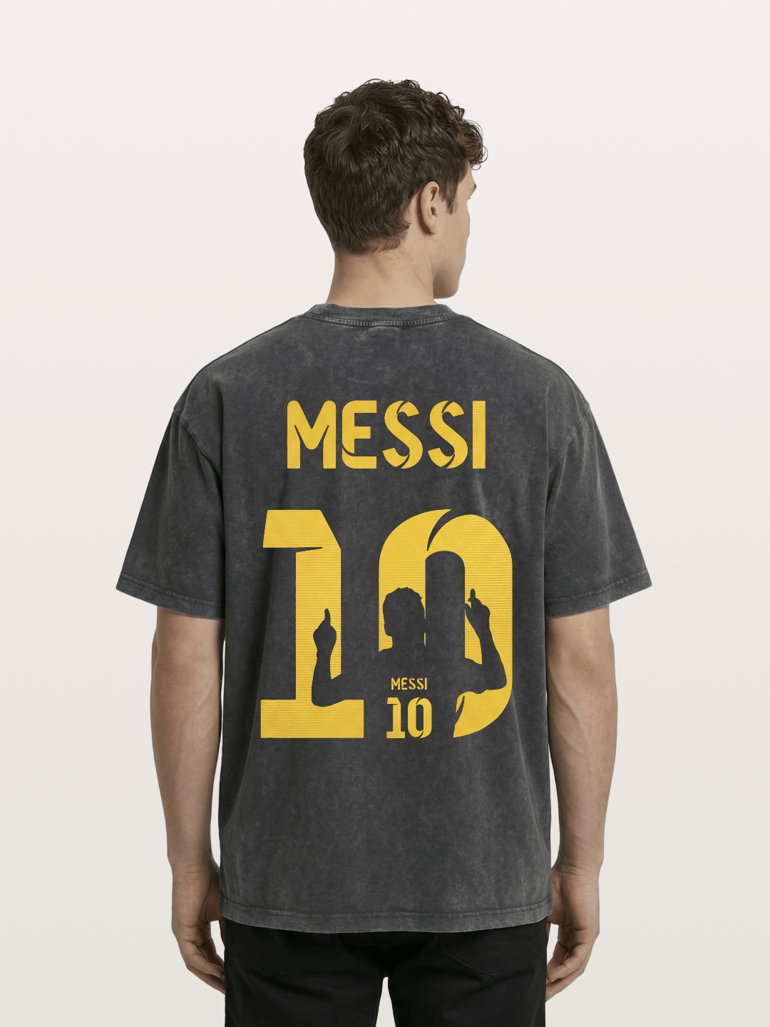 Messi No.10 Washed T-shirt