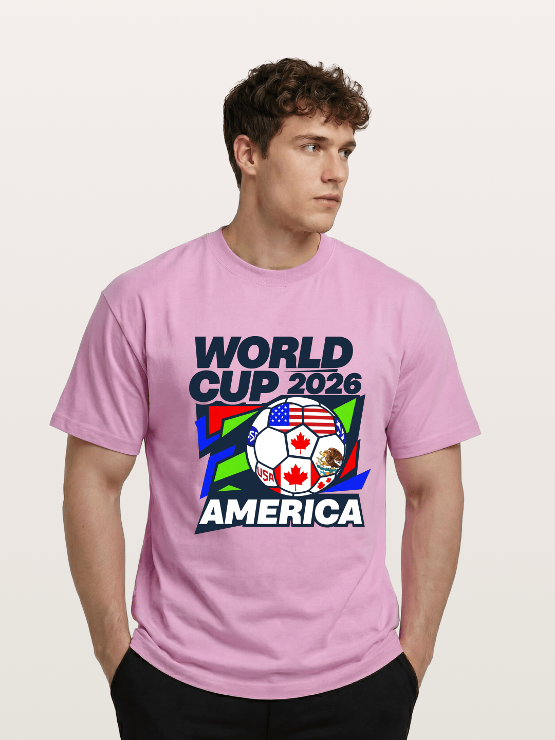 World Cup 2026 America Geometric Gildan T-shirt