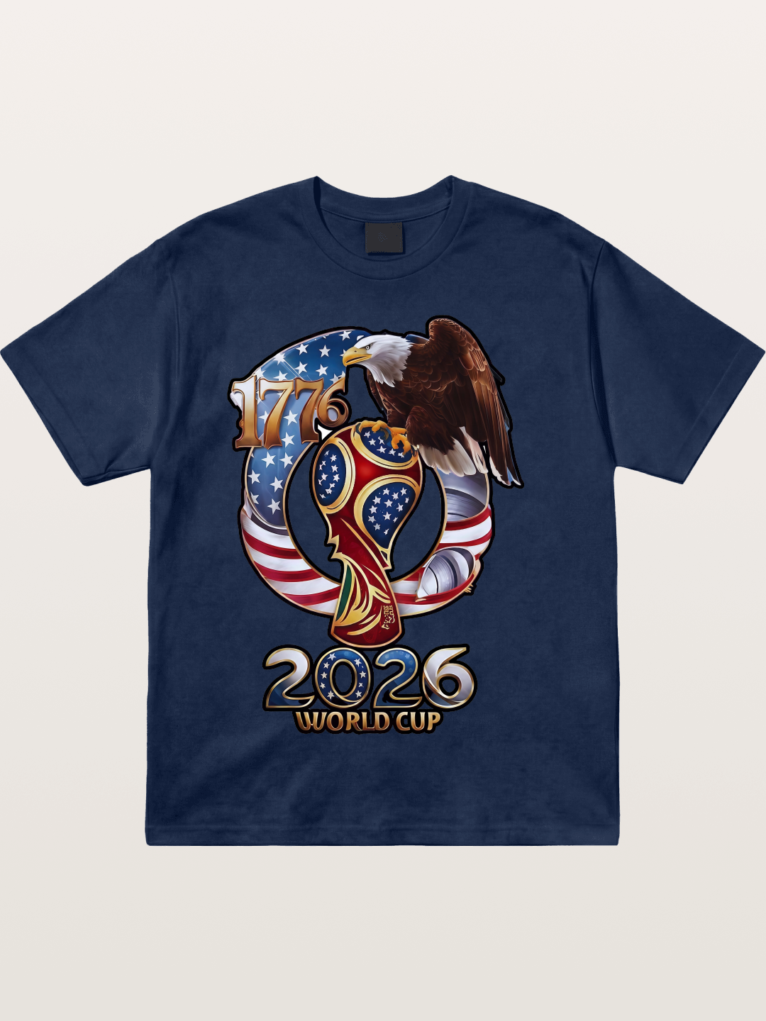 2026 WC Eagle Trophy Art Cotton T-shirt