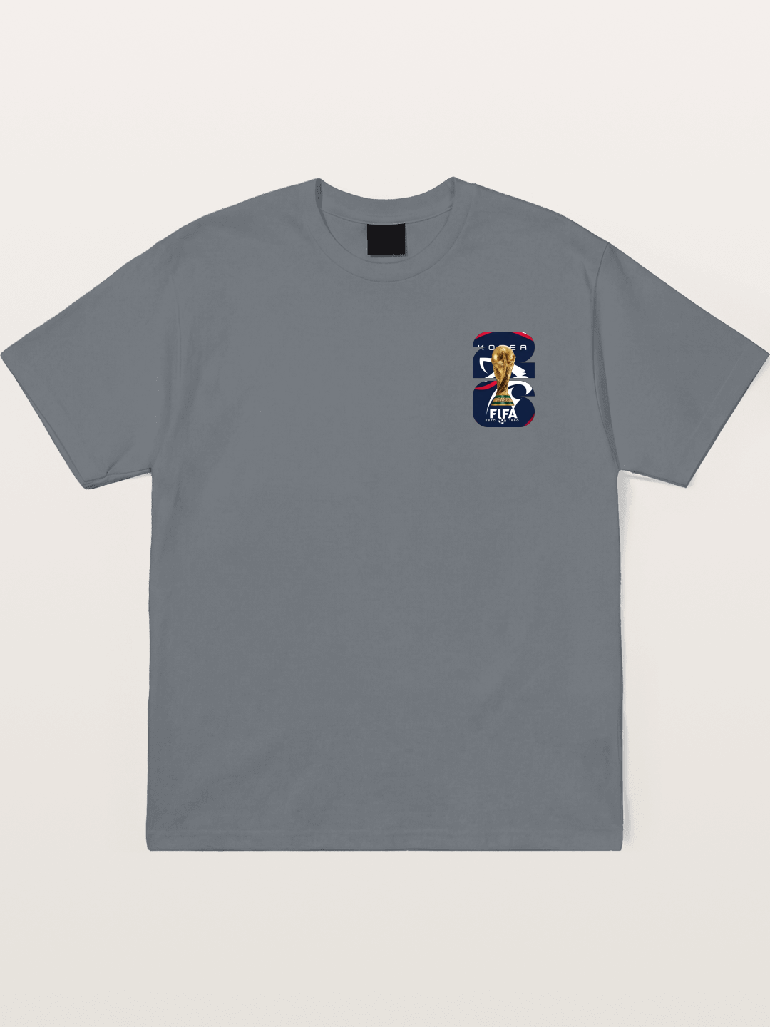 Korea World Cup Trophy Emblem Cotton T-shirt