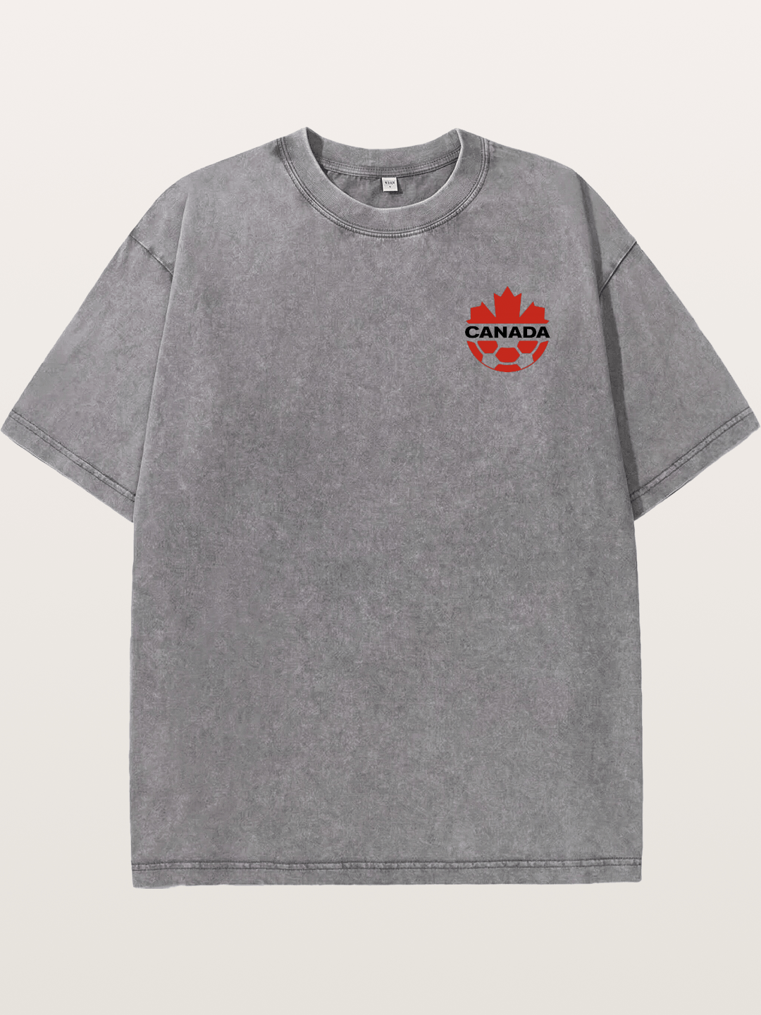 Canada Soccer Maple Leaf Logo Washed T-shirt