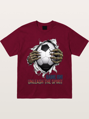 Zombie Claw Tear Soccer Print Gildan T-shirt