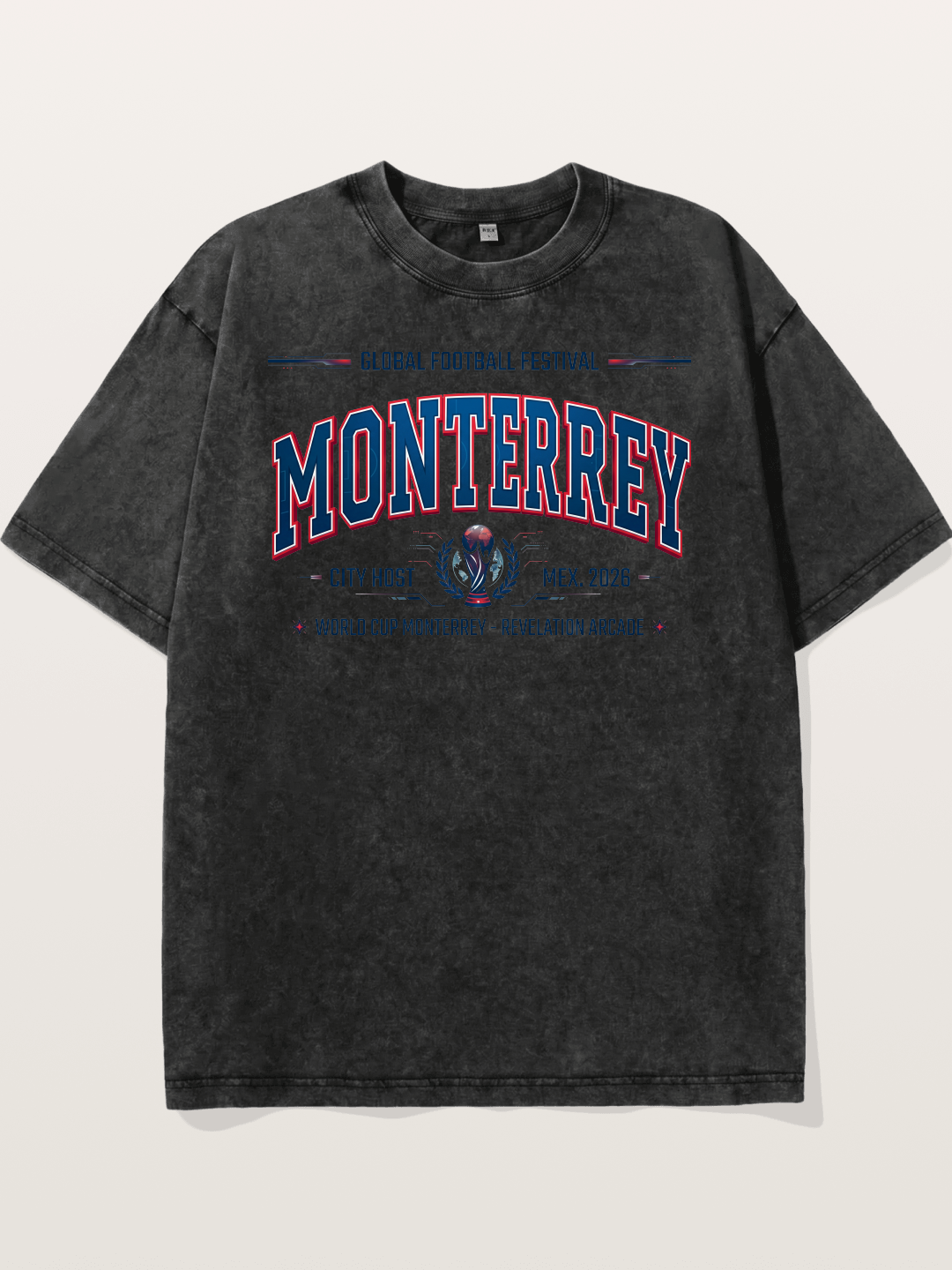 Monterrey 2026 World Cup Graphic Washed T-shirt