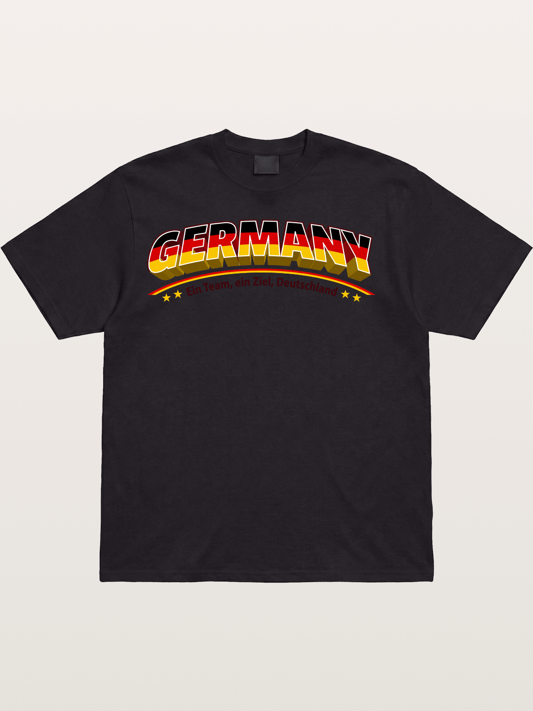 Germany Retro Team Logo WC Cotton T-shirt