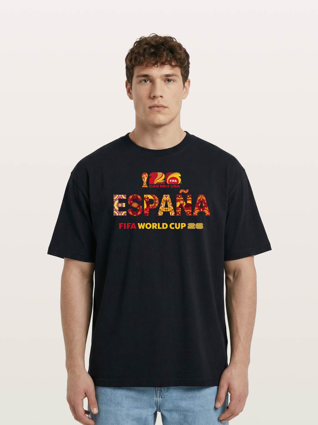 España 2026 World Cup Typo Cotton T-shirt