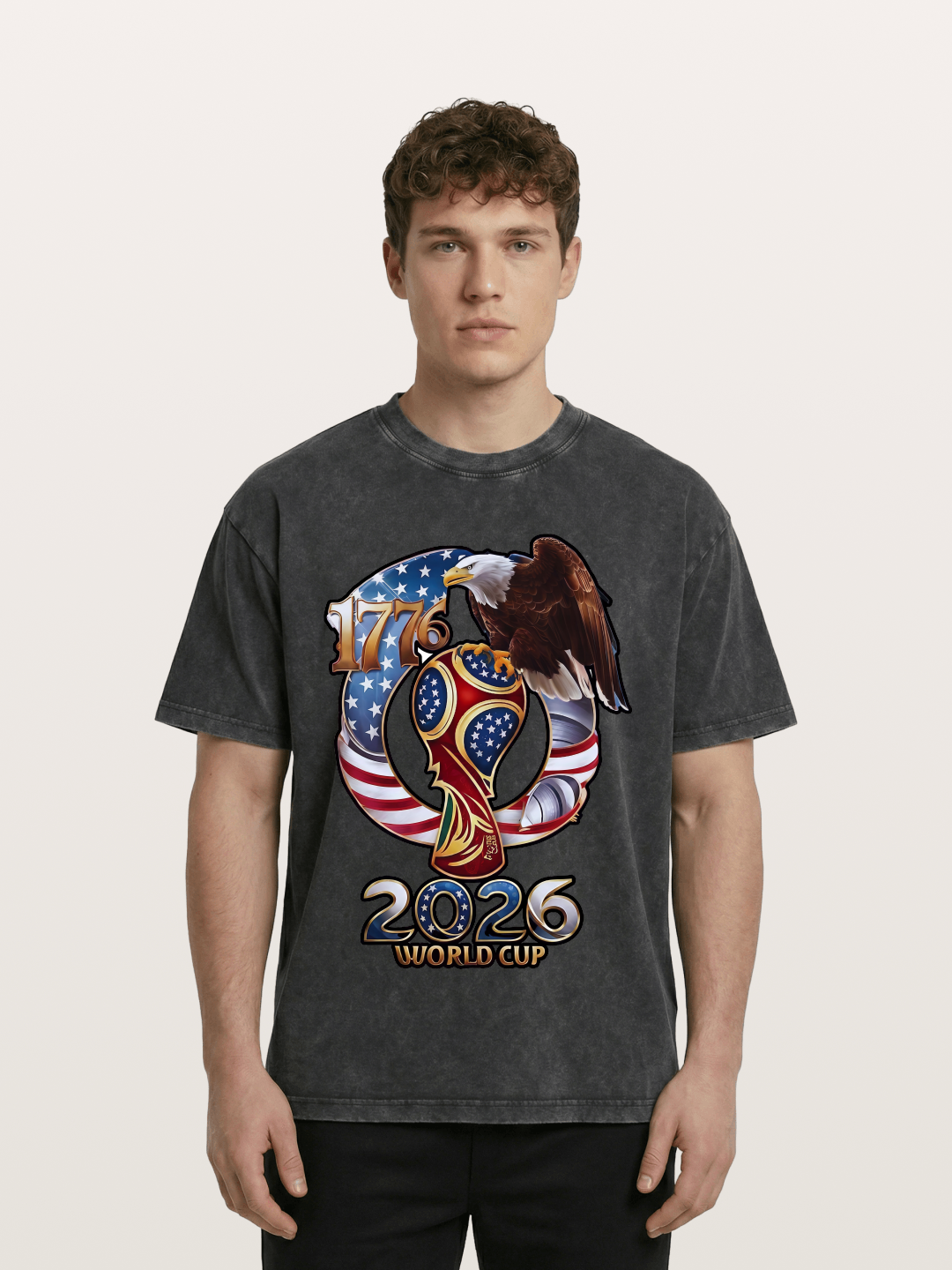 2026 WC Eagle Trophy Art Washed T-shirt