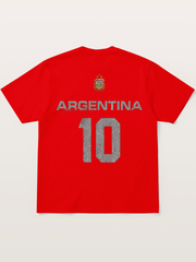 Argentina Messi 10 Retro Soft-Stay T-shirt