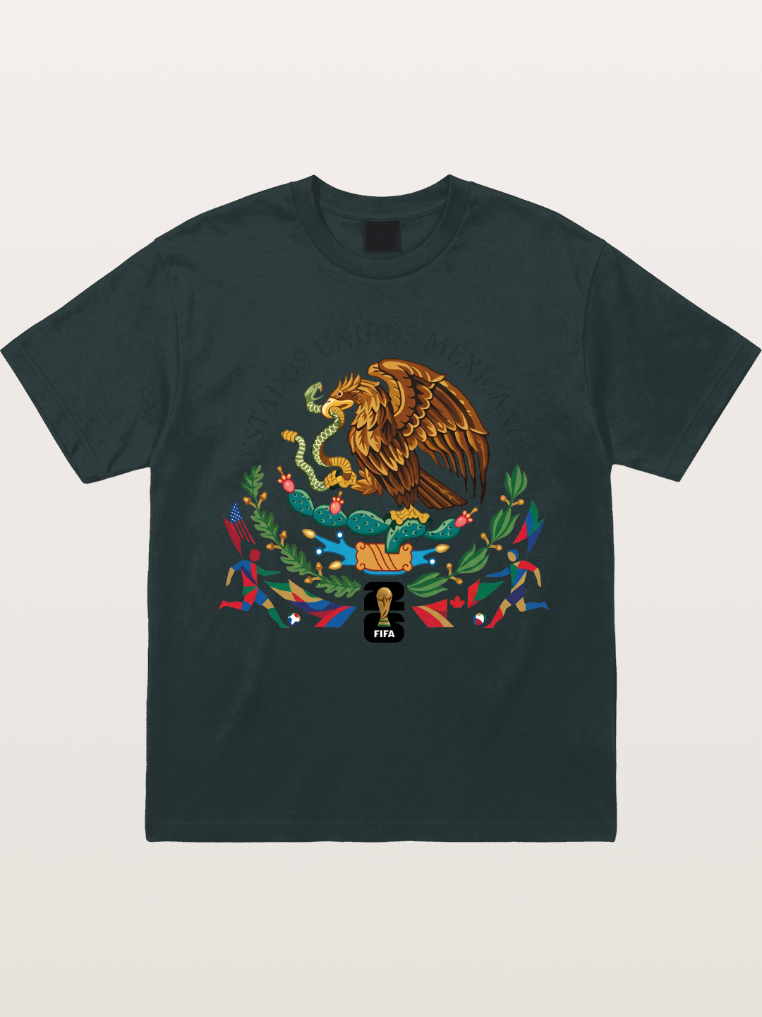 Mexican Eagle World Cup Art Gildan T-shirt