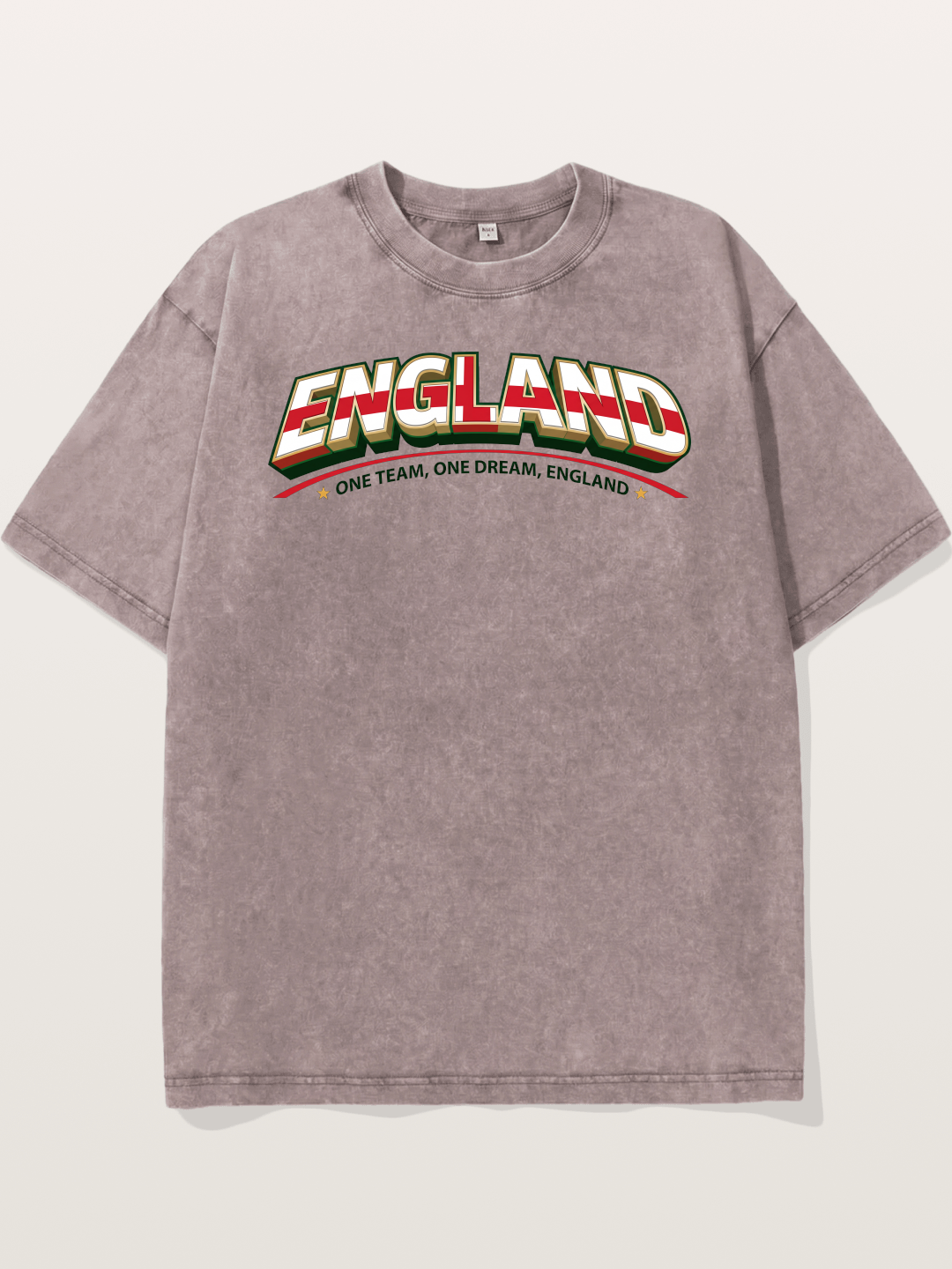 England Retro Team Logo WC Washed T-shirt