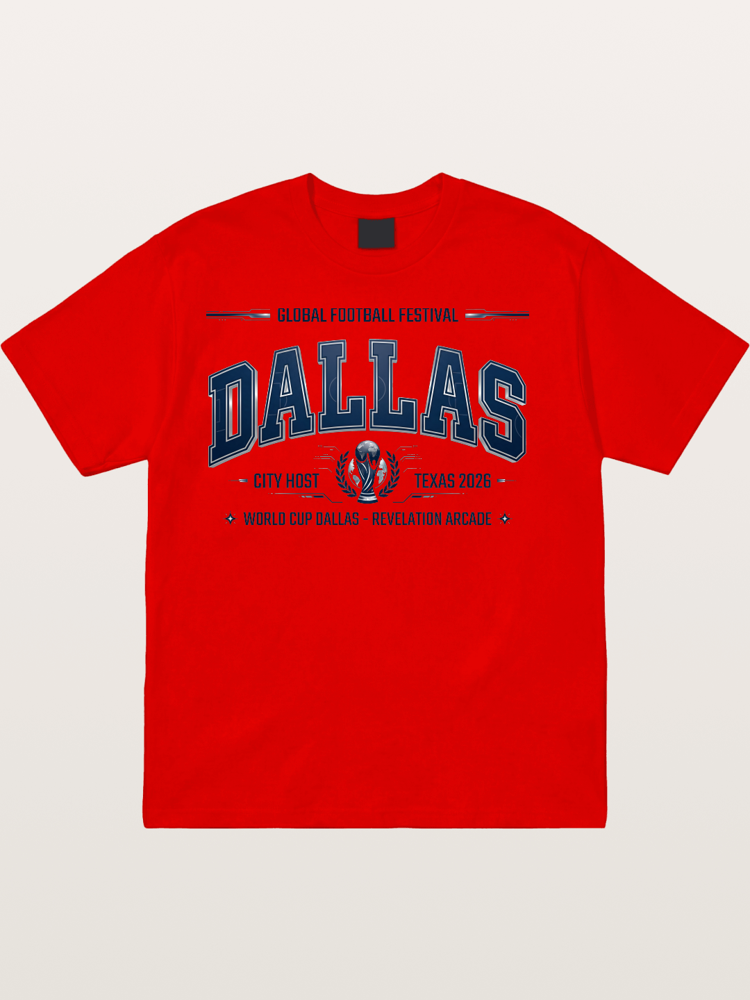 Dallas 2026 World Cup Print Cotton T-shirt