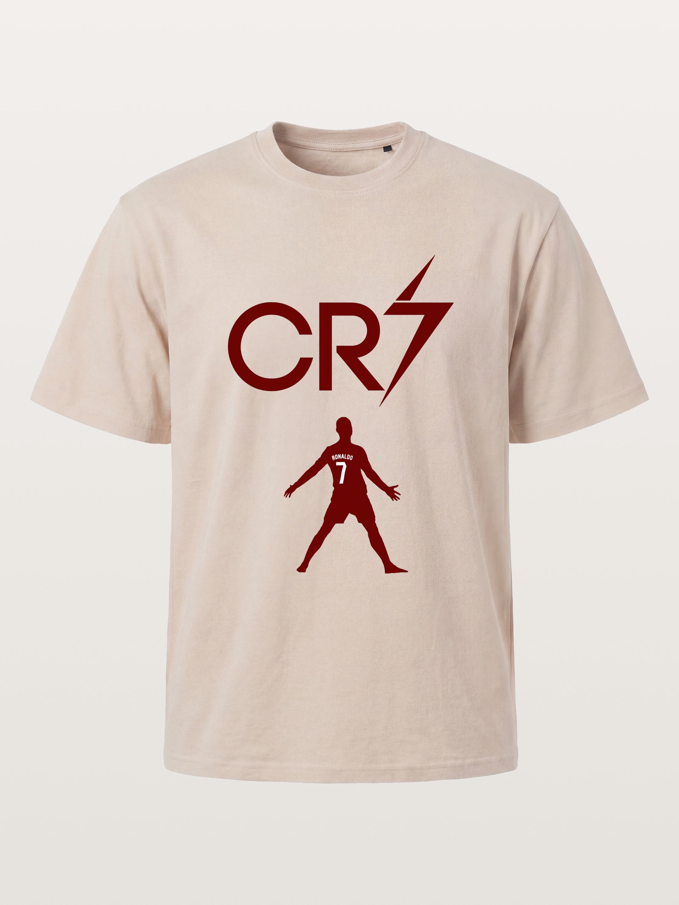 CR7 Initials And Player Silhouette Cotton T-shirt