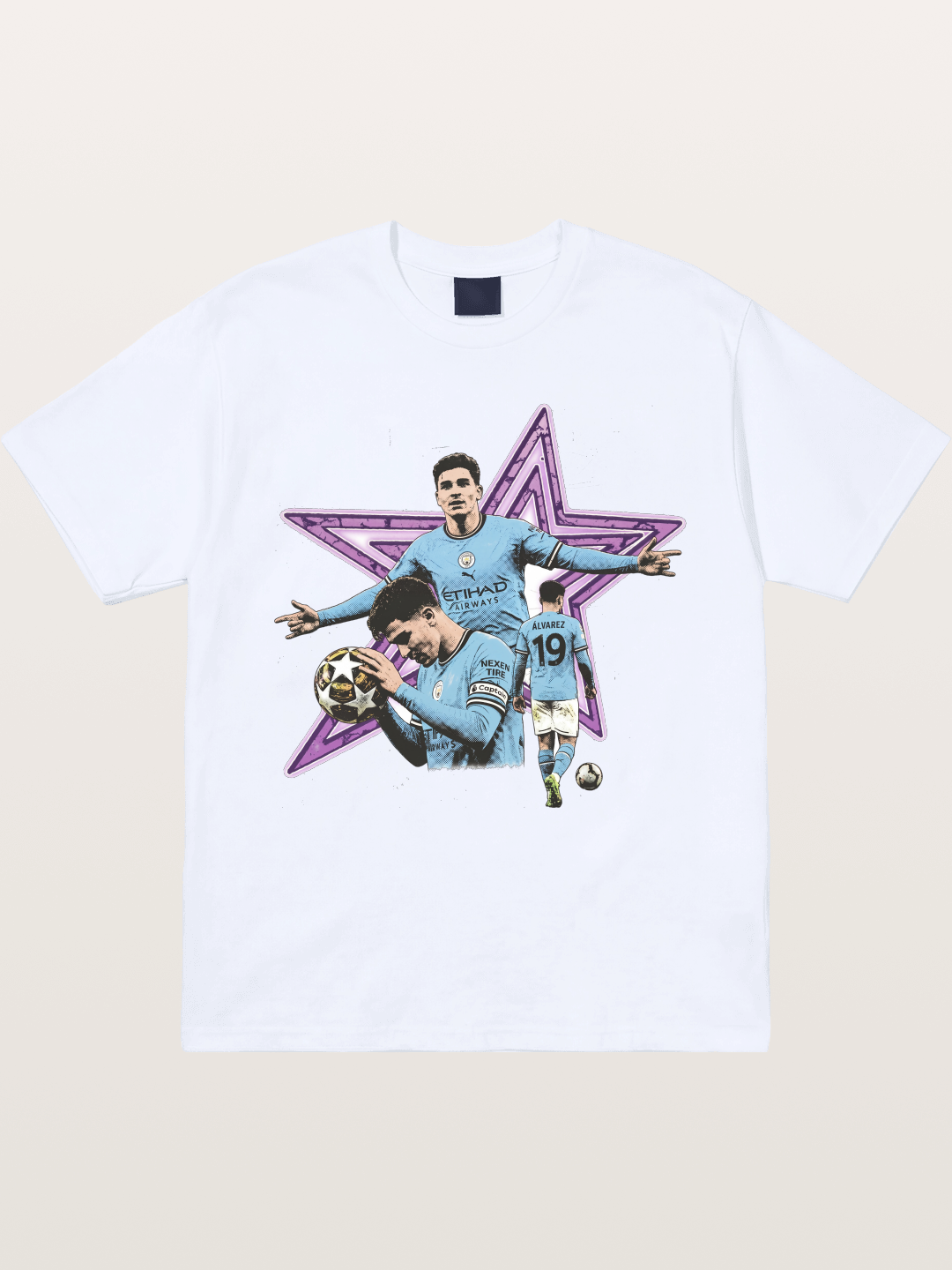 Manchester City Star Collage Gildan T-shirt