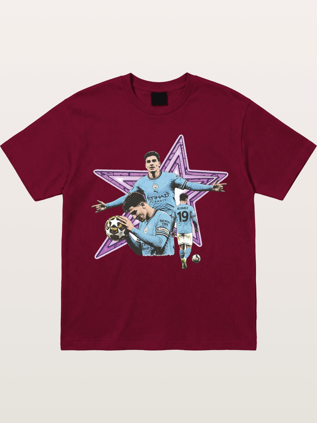 Manchester City Star Collage Gildan T-shirt
