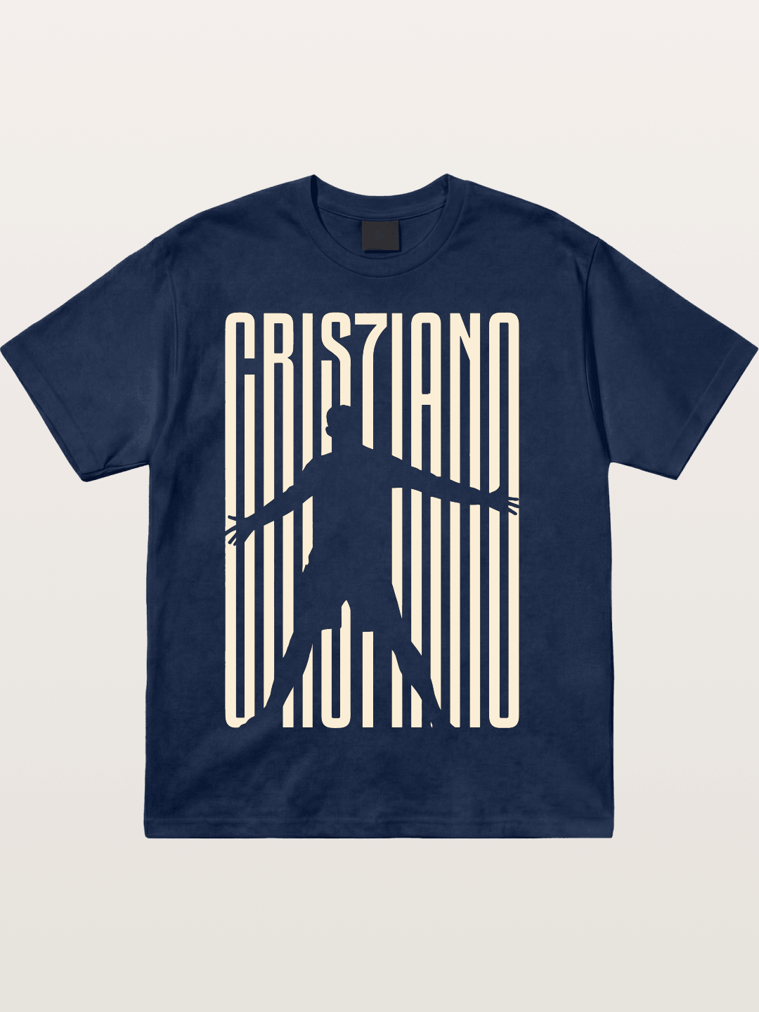 Cristiano Ronaldo Celebration Silhouette Cotton T-shirt