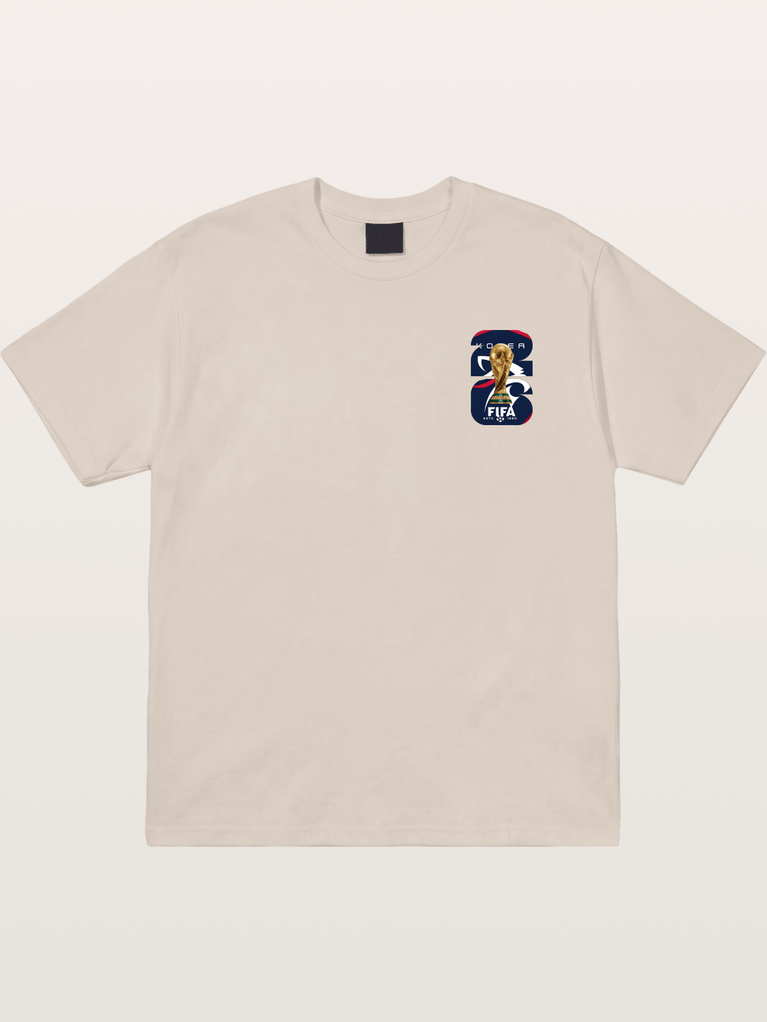 Korea World Cup Trophy Emblem Cotton T-shirt