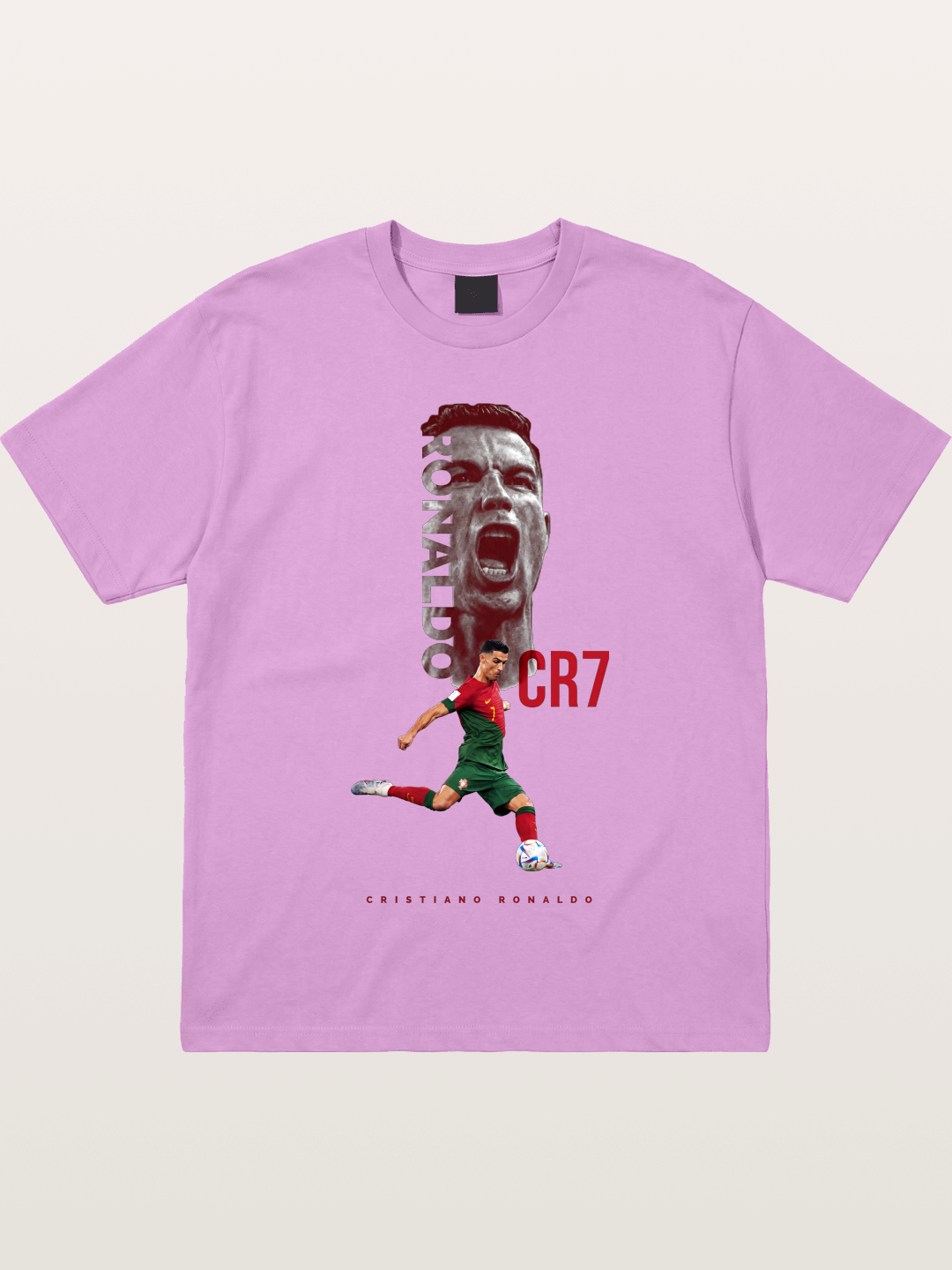 CR7 Portugal Action Print Gildan T-shirt