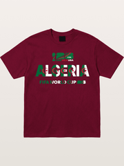 Algeria 2026 Flag Motif Art Gildan T-shirt