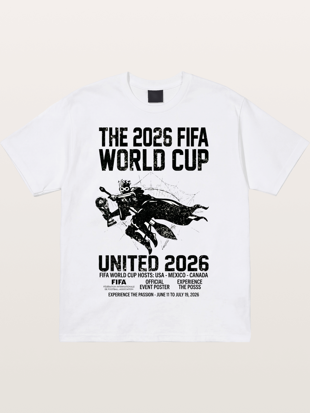 2026 World Cup Rider Poster Cotton T-shirt