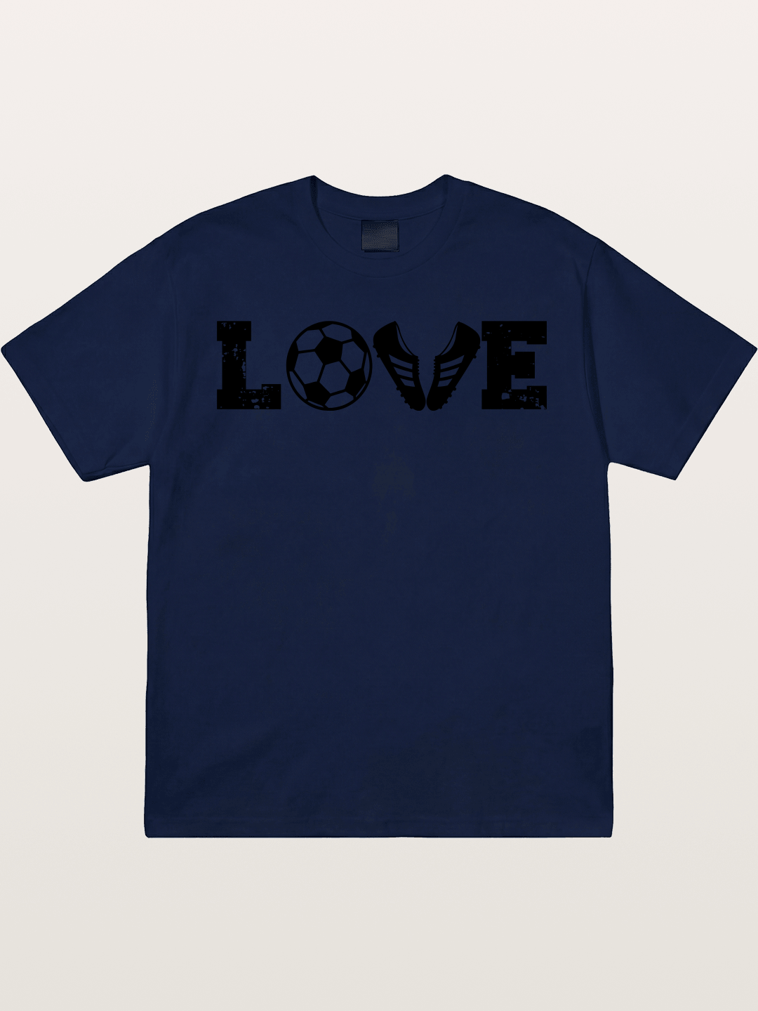 Soccer Love Wordmark With Cleats Gildan T-shirt