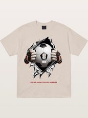 Soccer Ball Tear Effect 2026 Cotton T-shirt