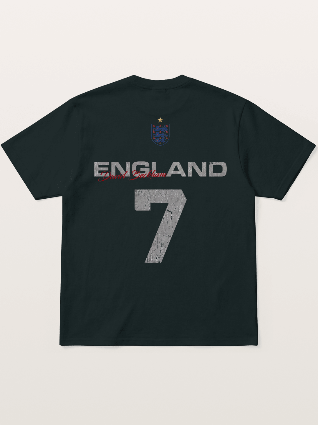 England Beckham 7 Vintage Gildan T-shirt