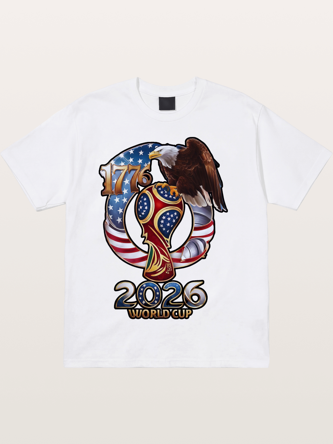 2026 WC Eagle Trophy Art Cotton T-shirt