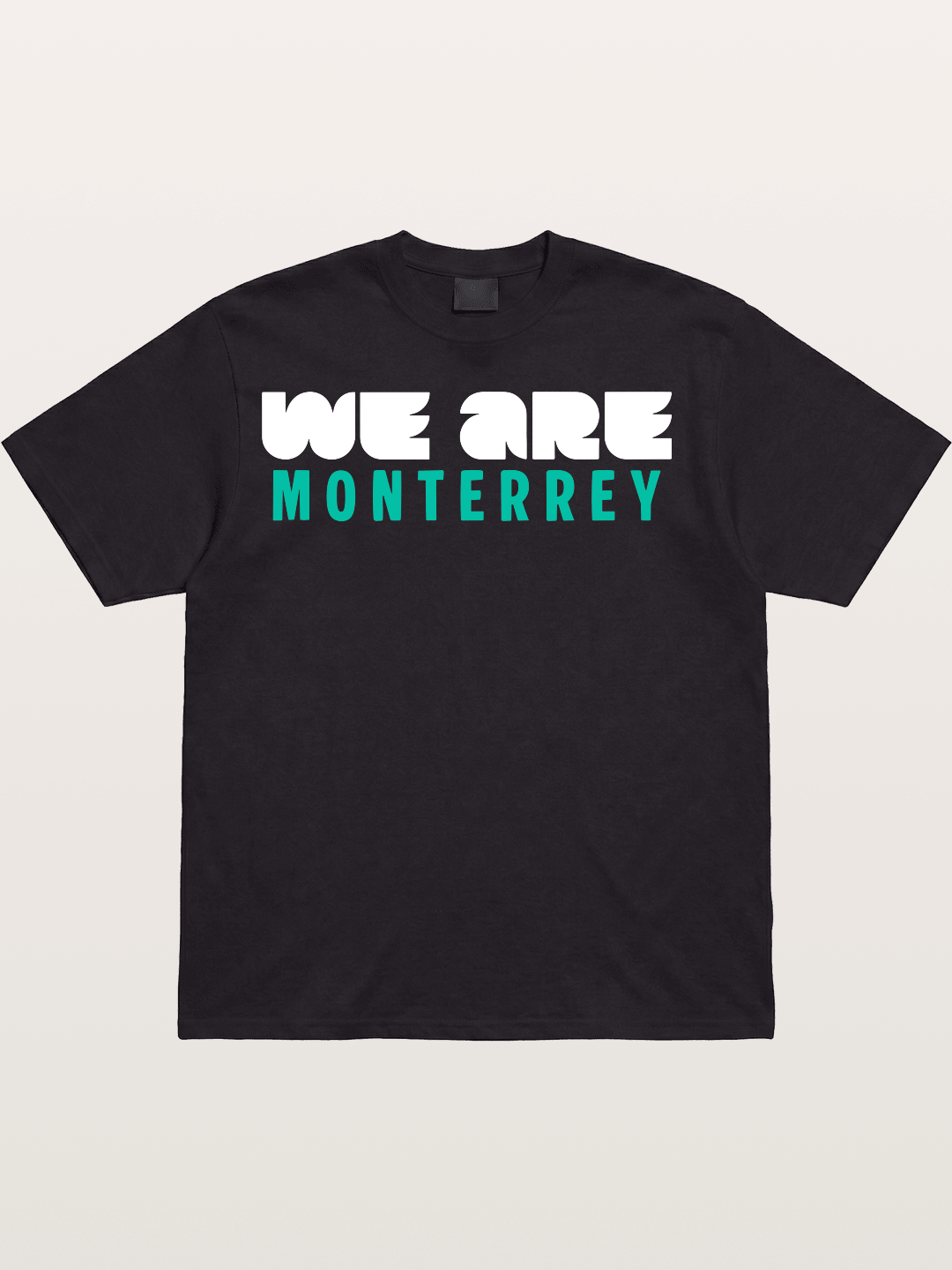 Monterrey Teal Bold Sticker Cotton T-shirt