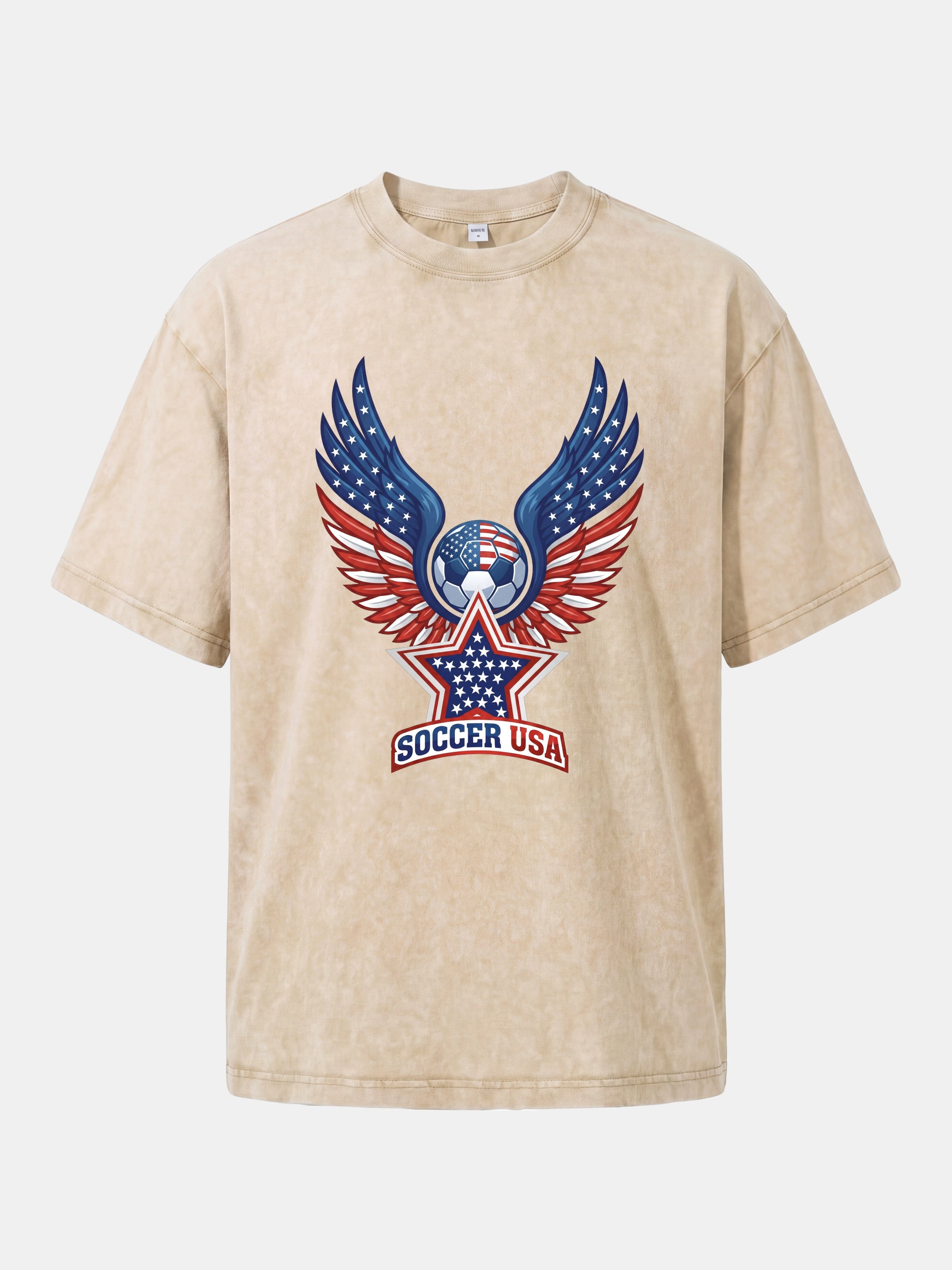 Soccer USA Wings Star Logo Washed T-shirt