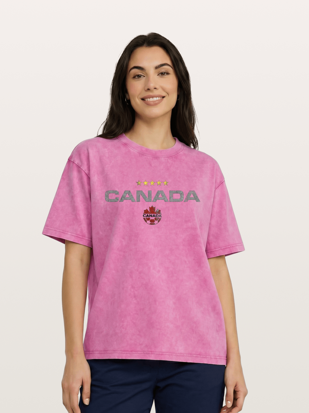 Canada Soccer Team Crest Washed T-shirt