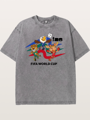 WC 2026 Host City Mascots Trio Washed T-shirt