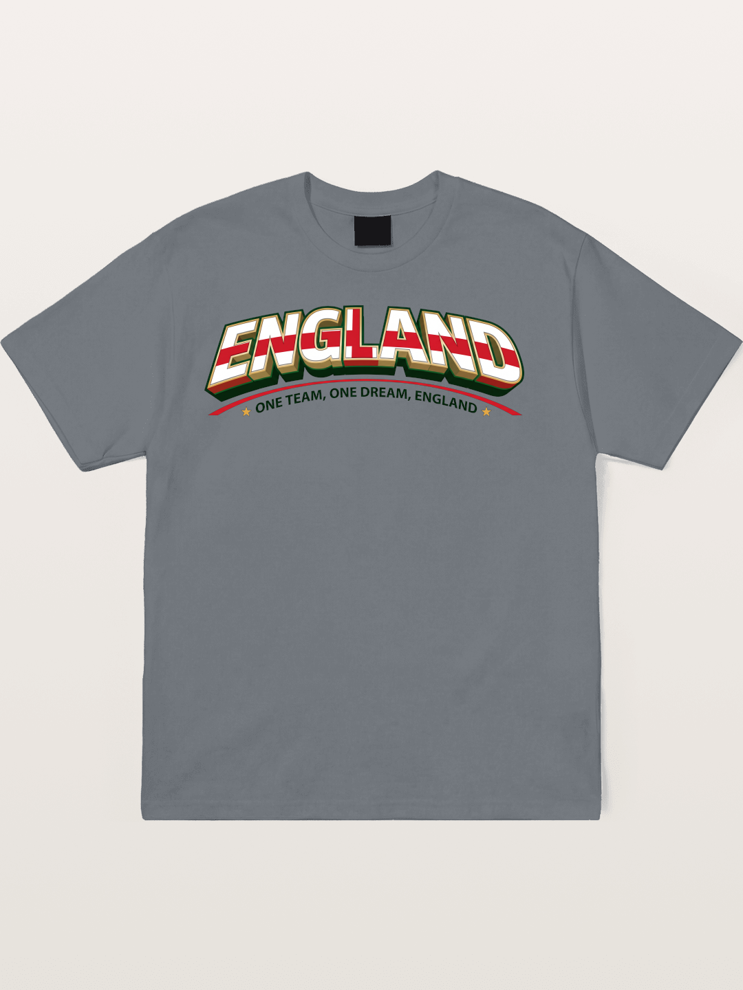 England Retro Team Logo WC Cotton T-shirt