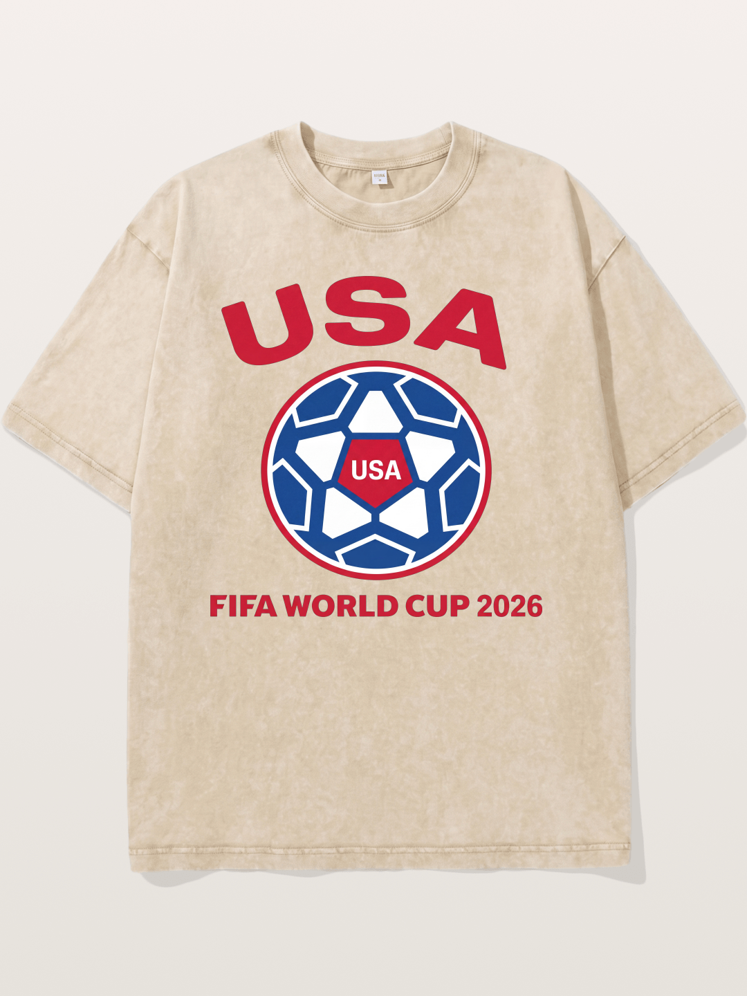 USA WC 2026 Soccer Ball Emblem Washed T-shirt