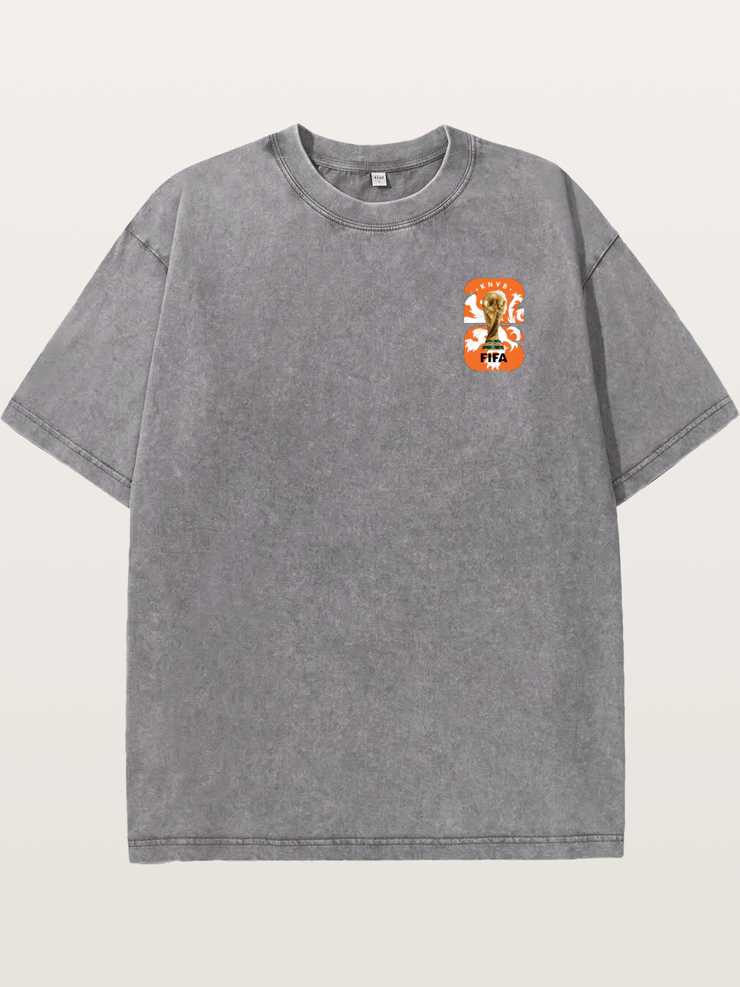 Netherlands World Cup Trophy Crest Washed T-shirt