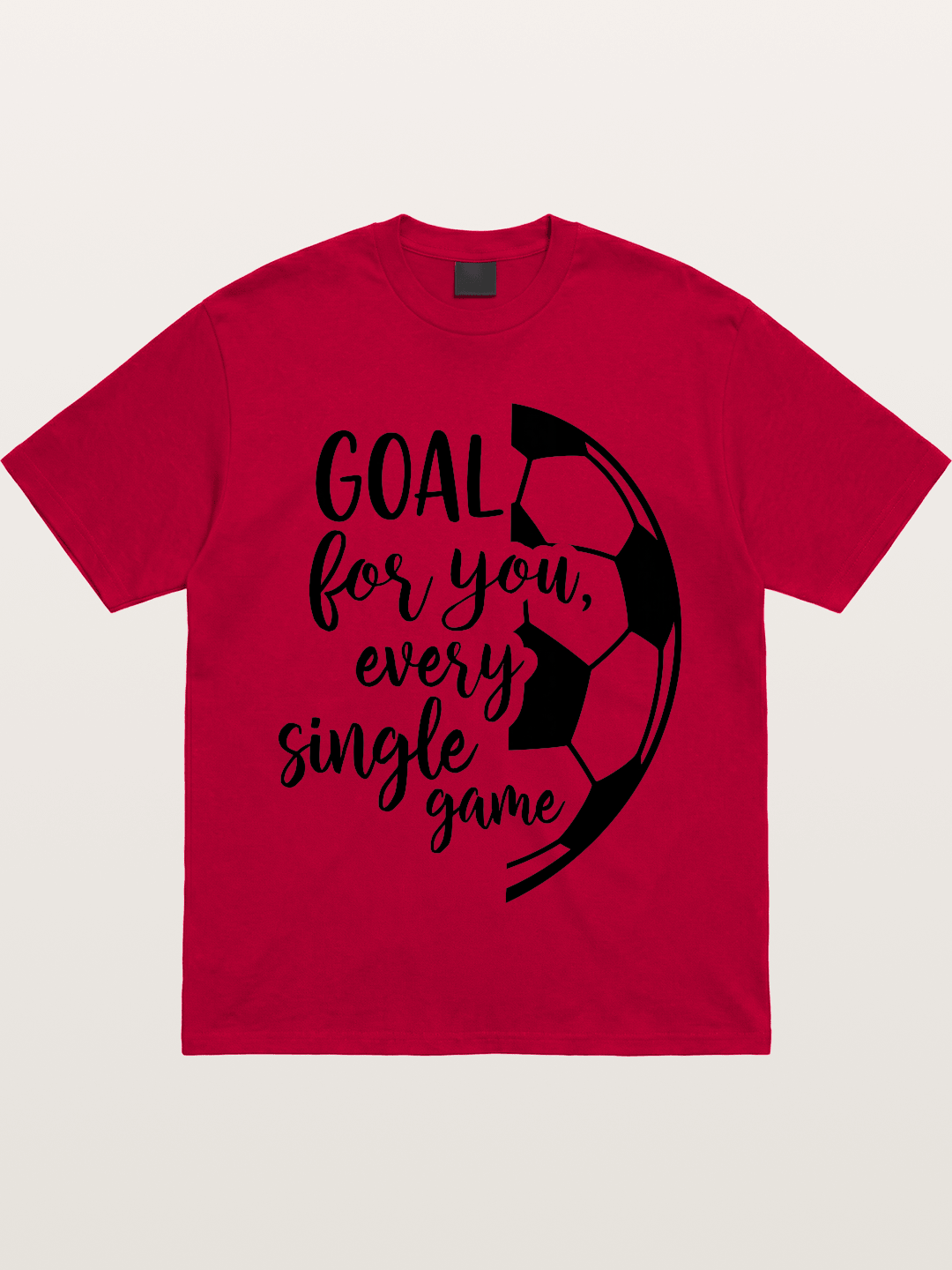 Goal For You Soccer Script Card Gildan T-shirt