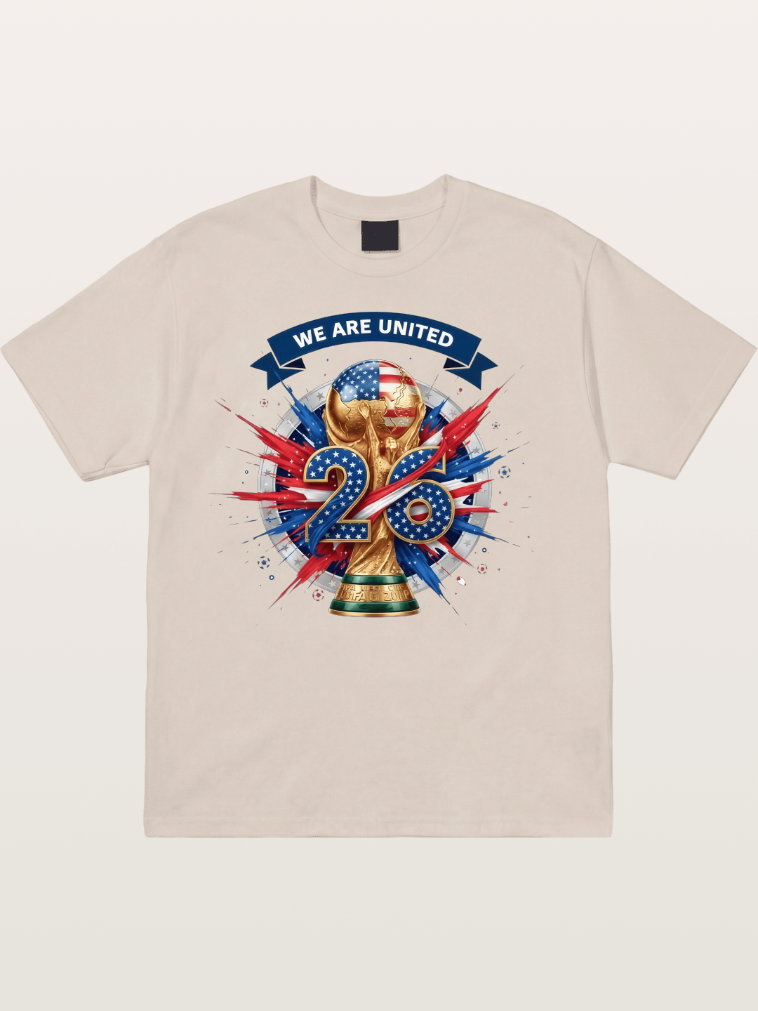 2026 WC We Are United Print Cotton T-shirt