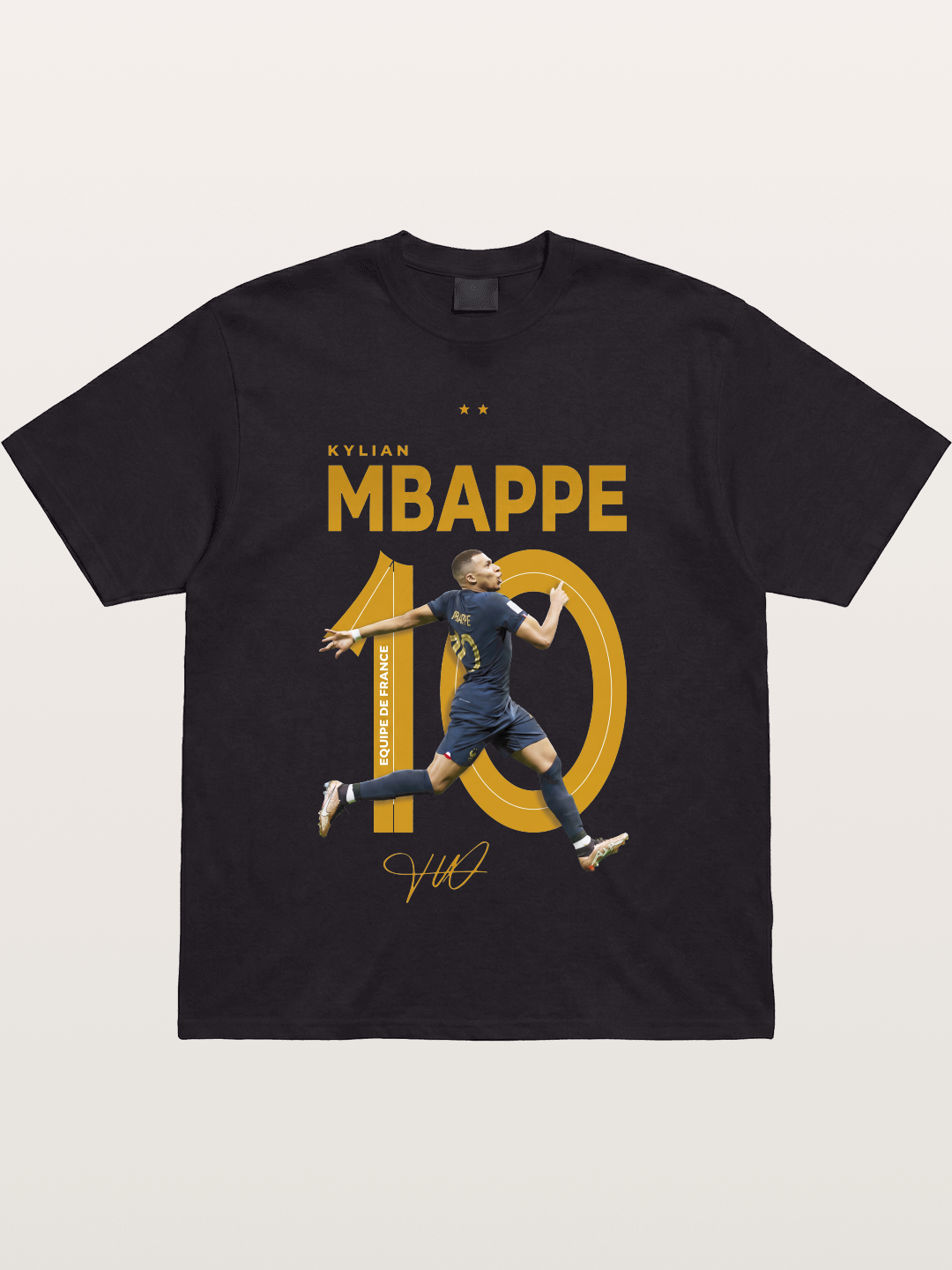 Mbappe France Number 10 Art Gildan T-shirt