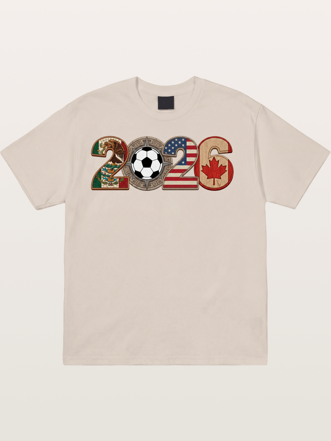2026 WC Tribal Flag Design Cotton T-shirt