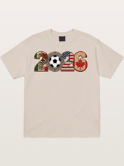 2026 WC Tribal Flag Design Cotton T-shirt