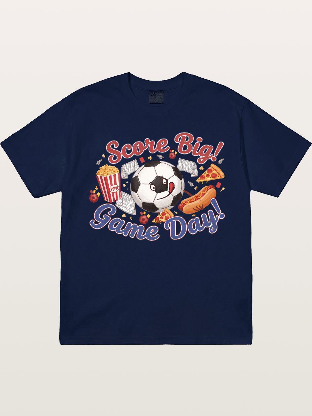 Game Day Snack Soccer Doodle Gildan T-shirt