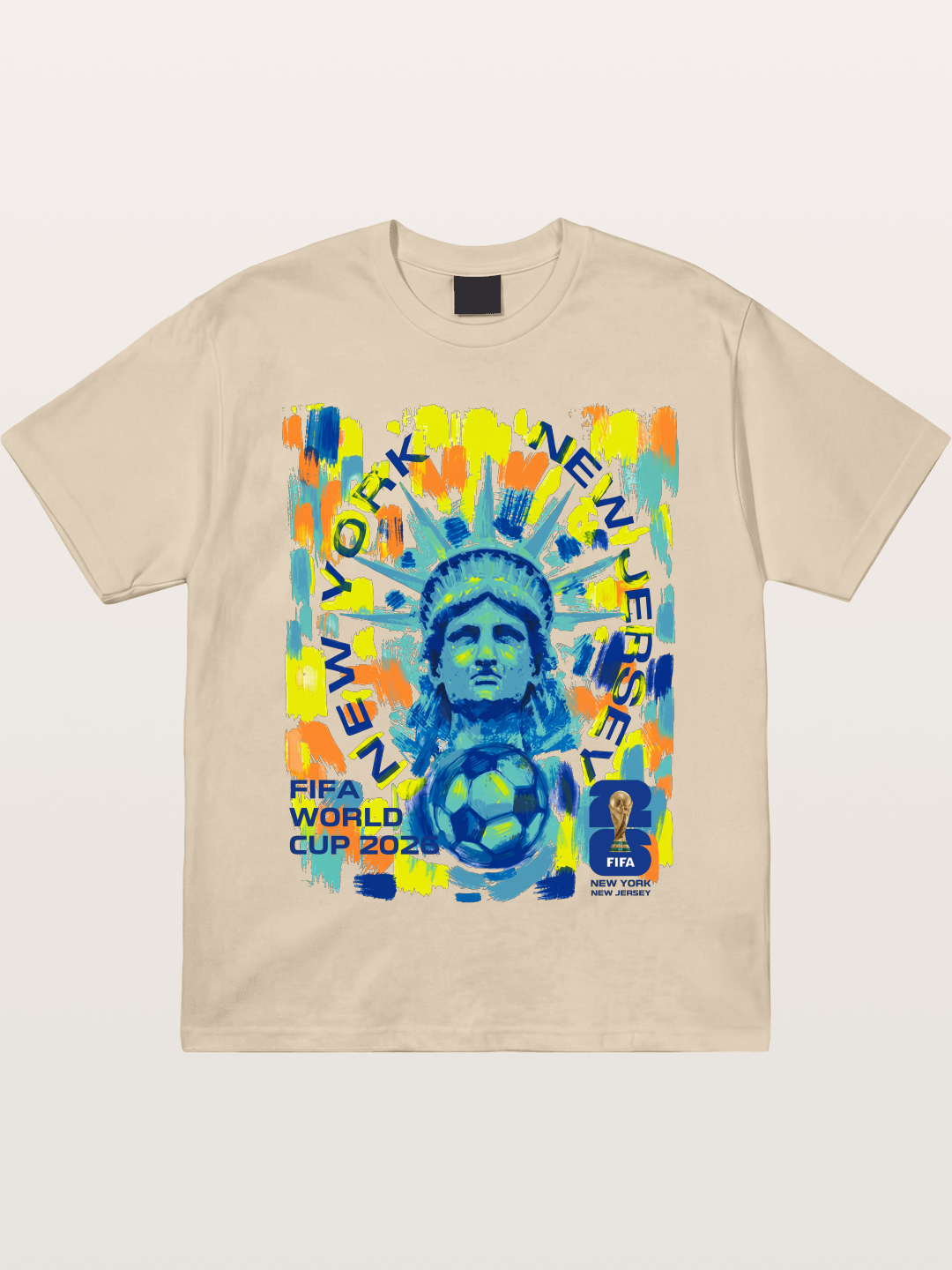 NY NJ WC 2026 Statue of Liberty Art Gildan T-shirt