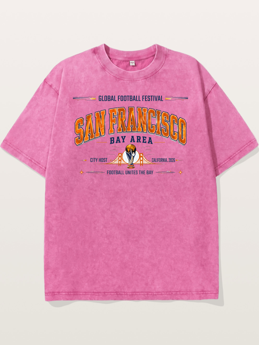 San Francisco WC Bay Area Art Washed T-shirt