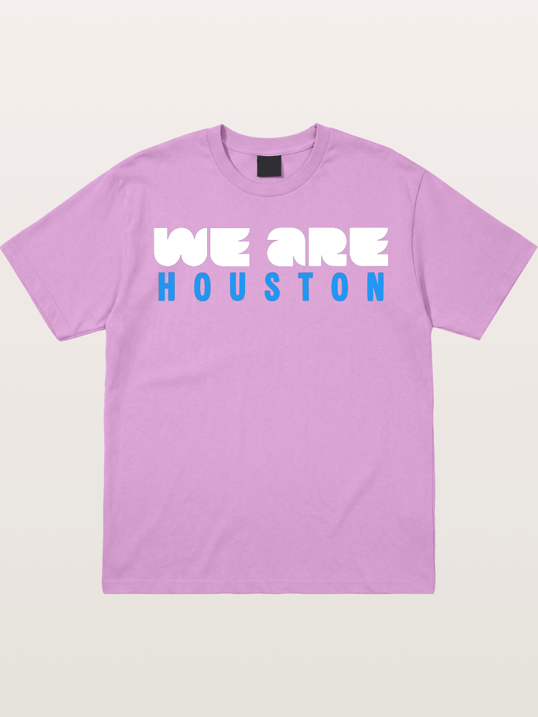 Houston Bright Blue Typo Gildan T-shirt