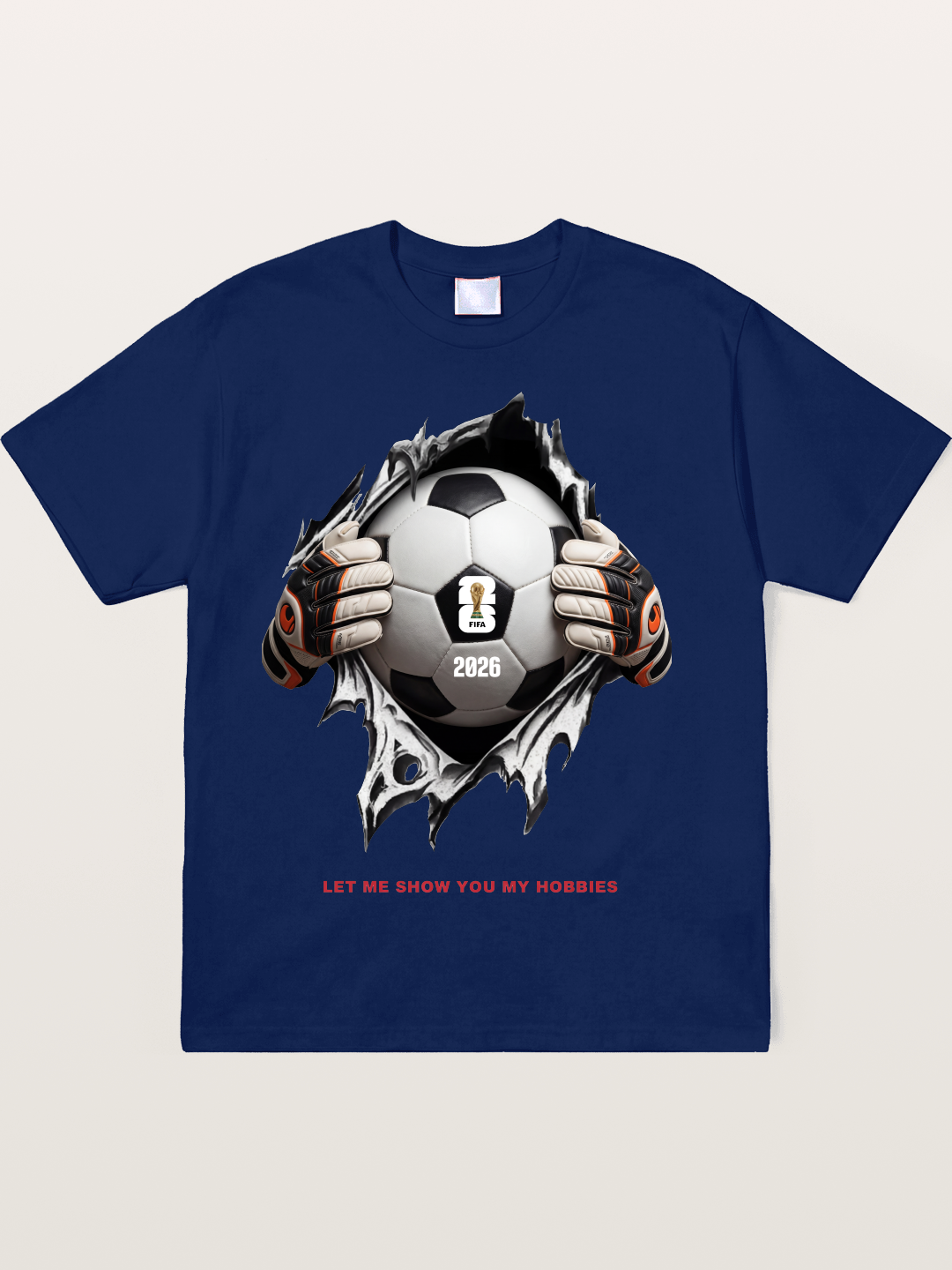 Soccer Ball Tear Effect 2026 Soft-Stay T-shirt