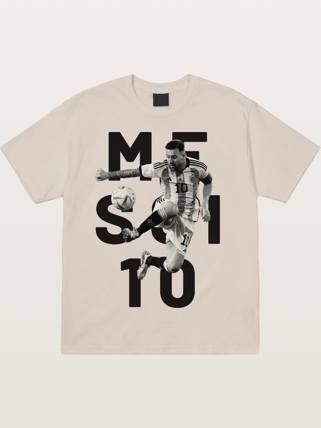 Messi 10 Action Print Cotton T-shirt