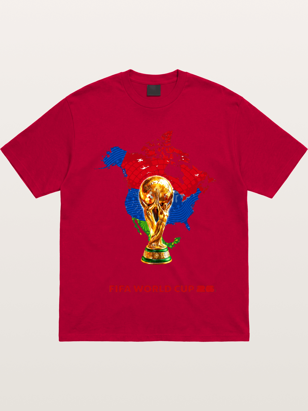 World Cup Trophy & Americas Map Gildan T-shirt