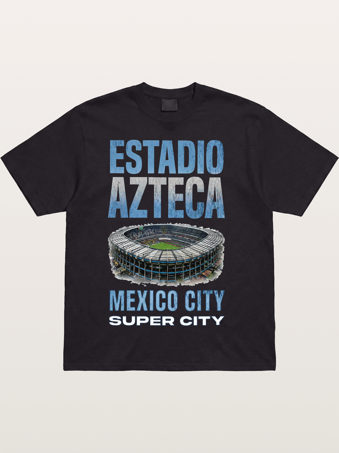 Estadio Azteca WC Print Cotton T-shirt