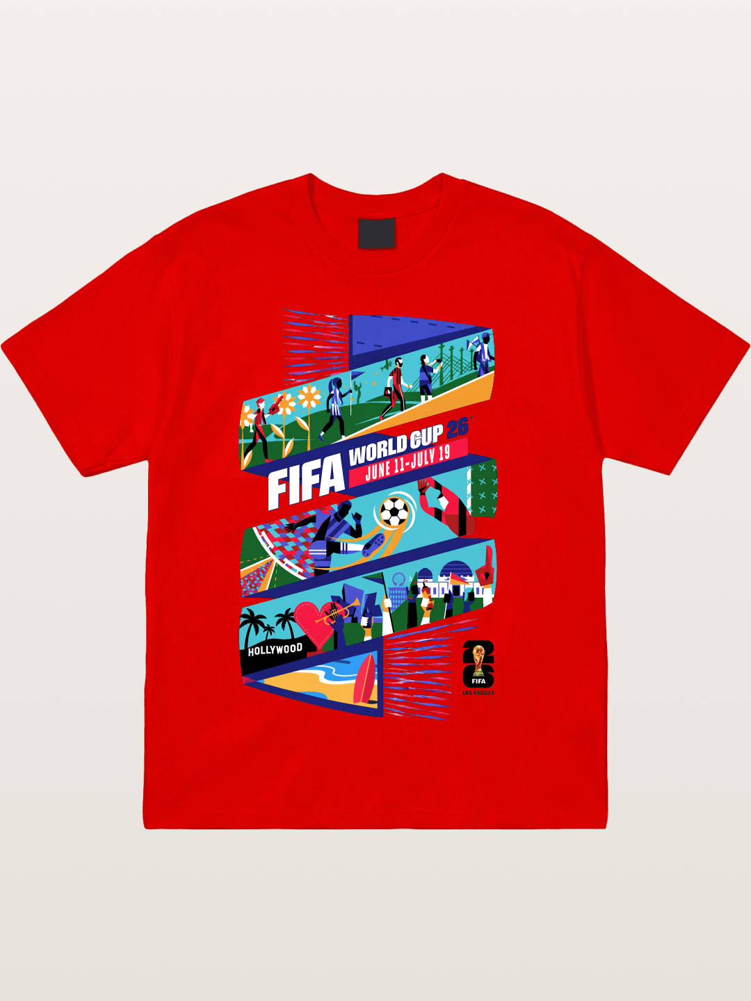FIFA 2026 LA WC Poster Cotton T-shirt